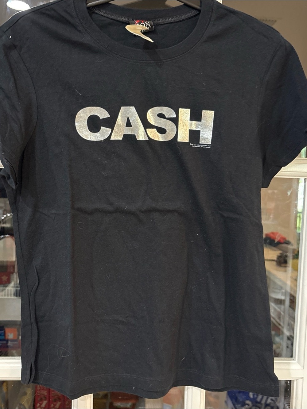 Zion Rootswear Black Tee with Red Logo Accent